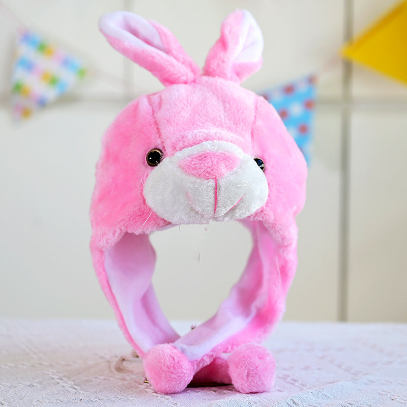 Cartoon Animal Plush Ear Protection Hat