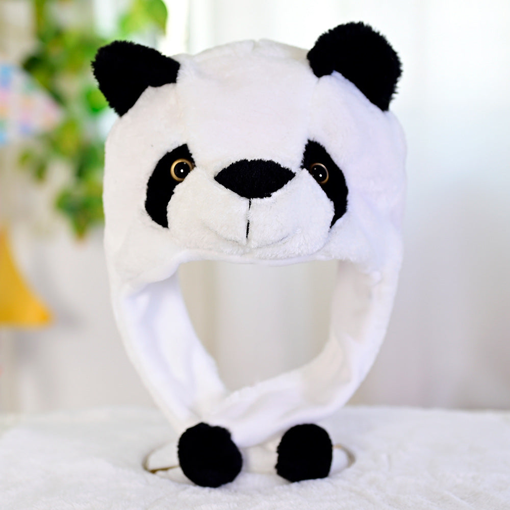 Cartoon Animal Plush Ear Protection Hat
