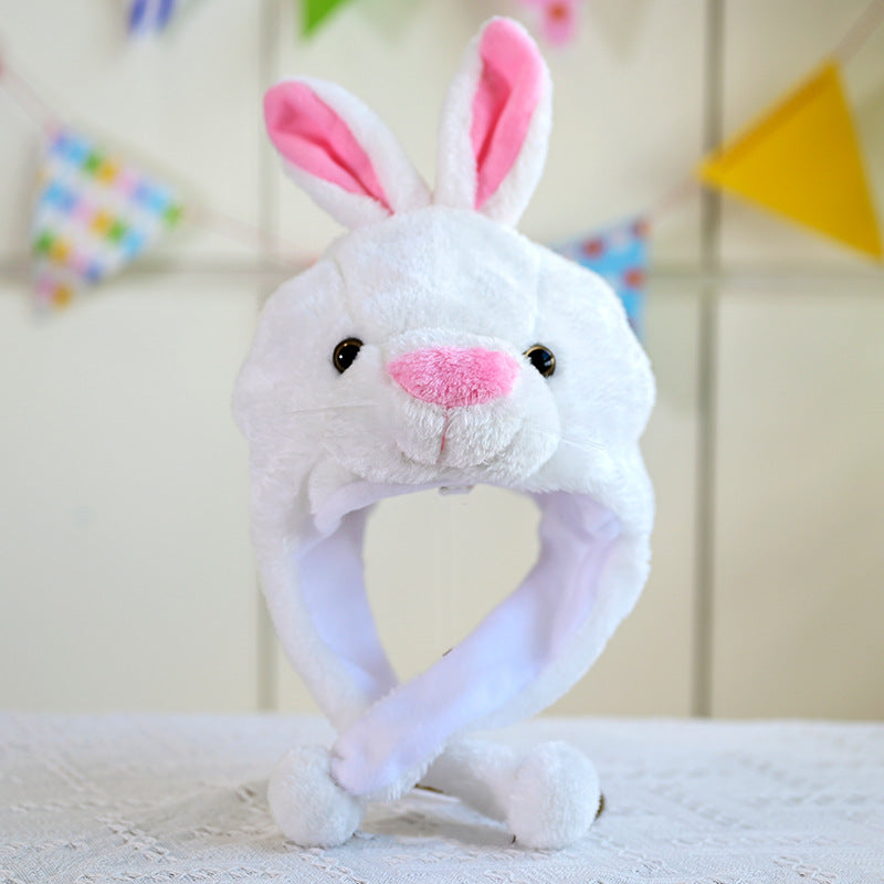 Cartoon Animal Plush Ear Protection Hat