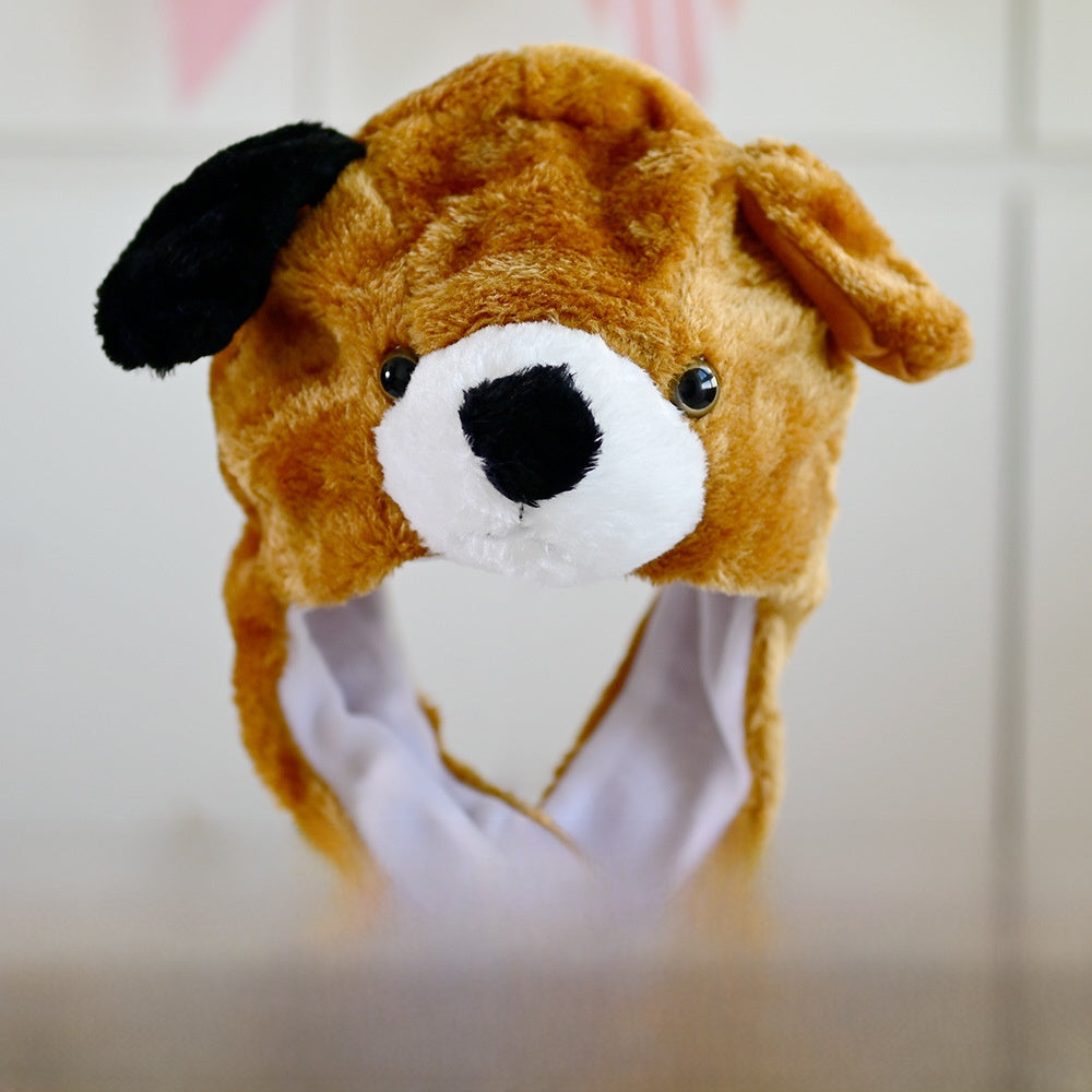 Cartoon Animal Plush Ear Protection Hat